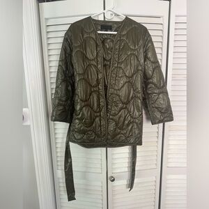 Nili Lotan Green Puffer Jacket